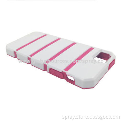 Dual Color and No Skid Texture Style Hard Case Cover for iPhone 5/5S, Various Colors are Available